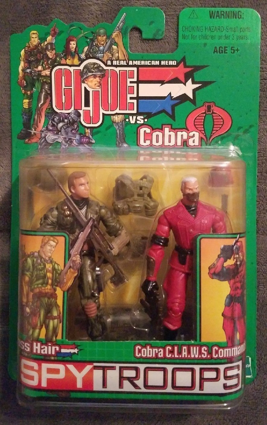 GI Joe CROSS HAIR VS. COBRA C.L.A.W.S. C