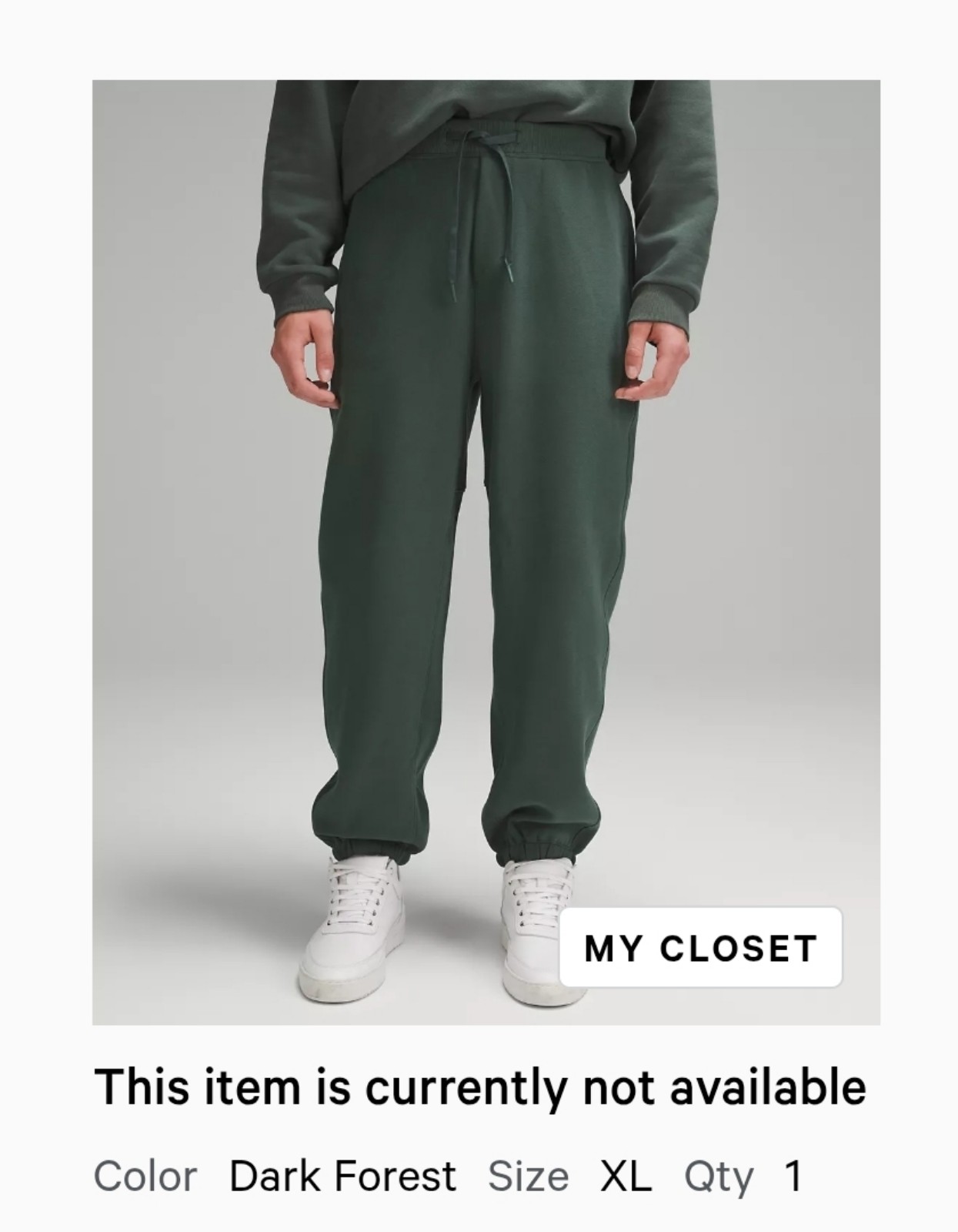 Lululemon Steady State Jogger