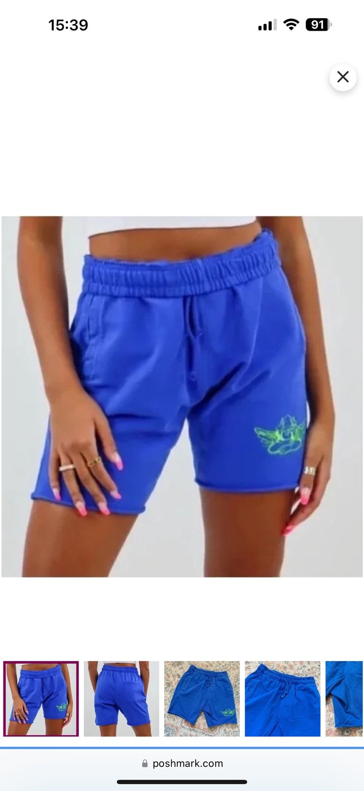 BOYS LIE Classic V3 Shorts BLUE SIZE MEDIUM