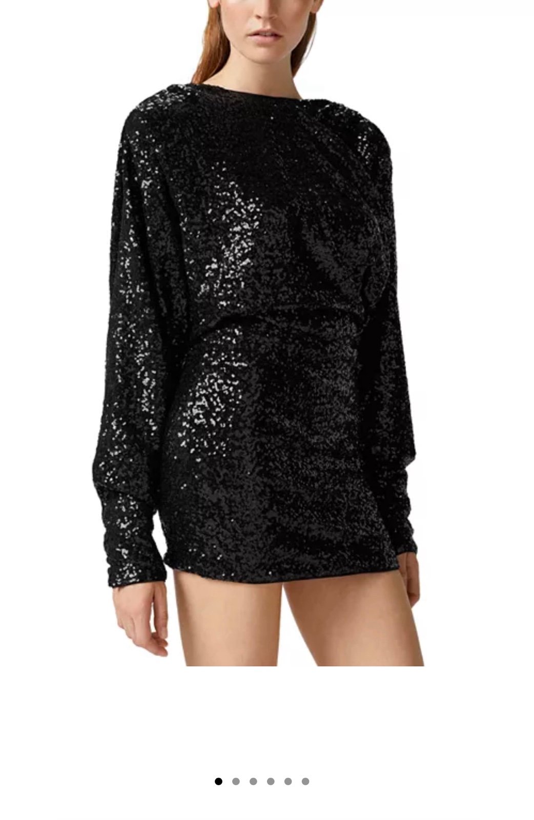PINKO Black Sparkle Dress