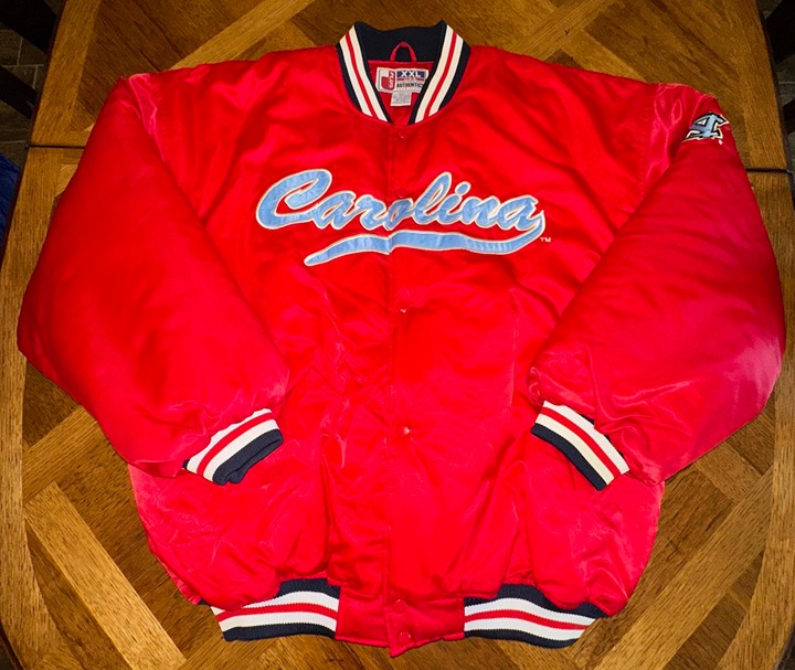 Vintage J PLUS North Carolina Tar Heels NCAA Puffer Jacket Super RARE Size: 2X