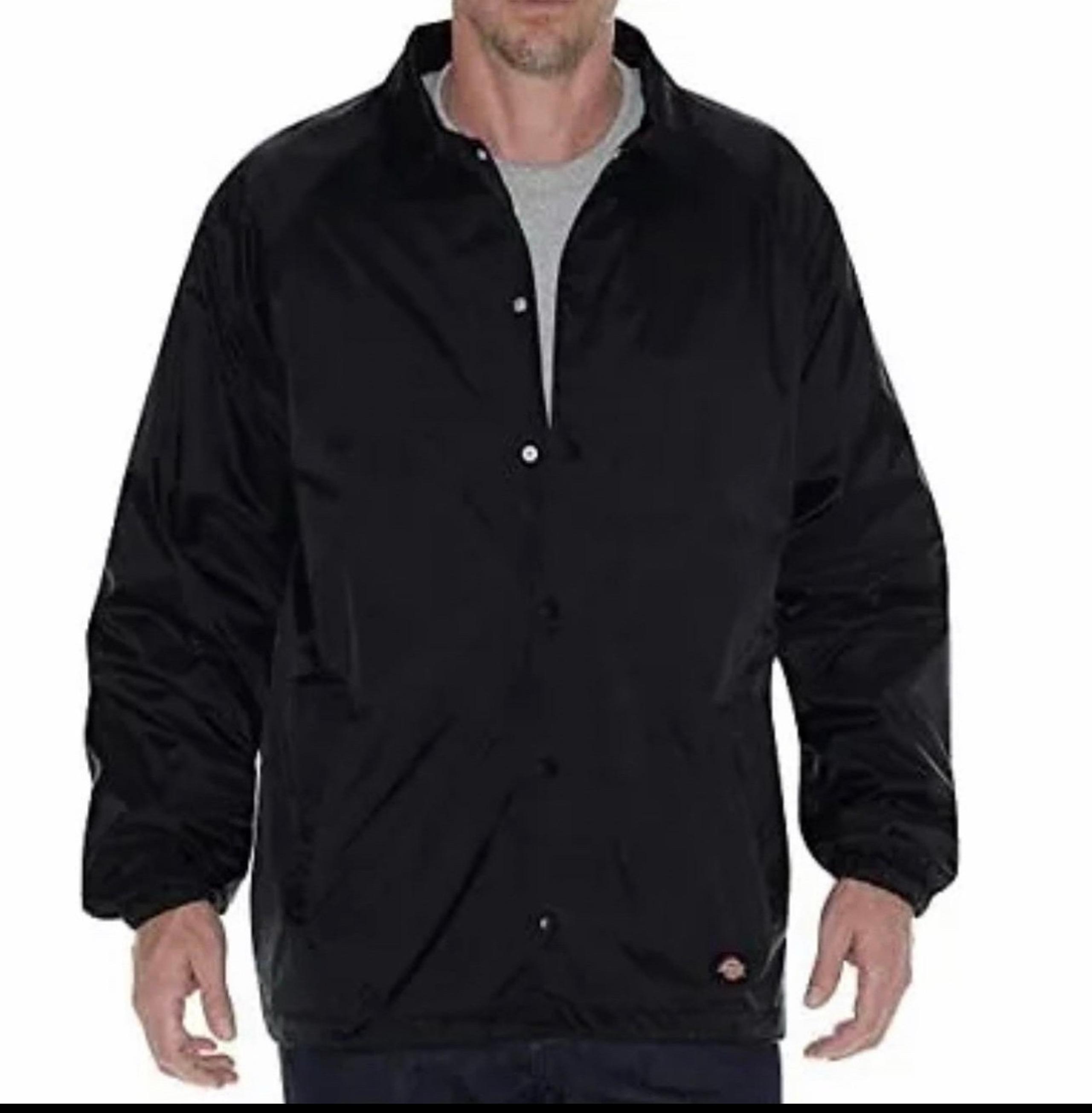 Dickies Men's Snap-Front Nylon Jacket Size 3X