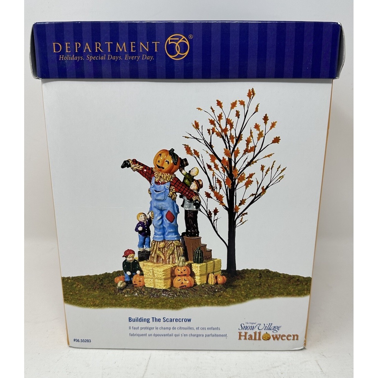 2002 Department 56 Snow Village Halloween Building The Scarecrow #55203