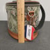 American Tourister Vintage Luggage Tropical Tapestry Makeup Train Case Carry Bag
