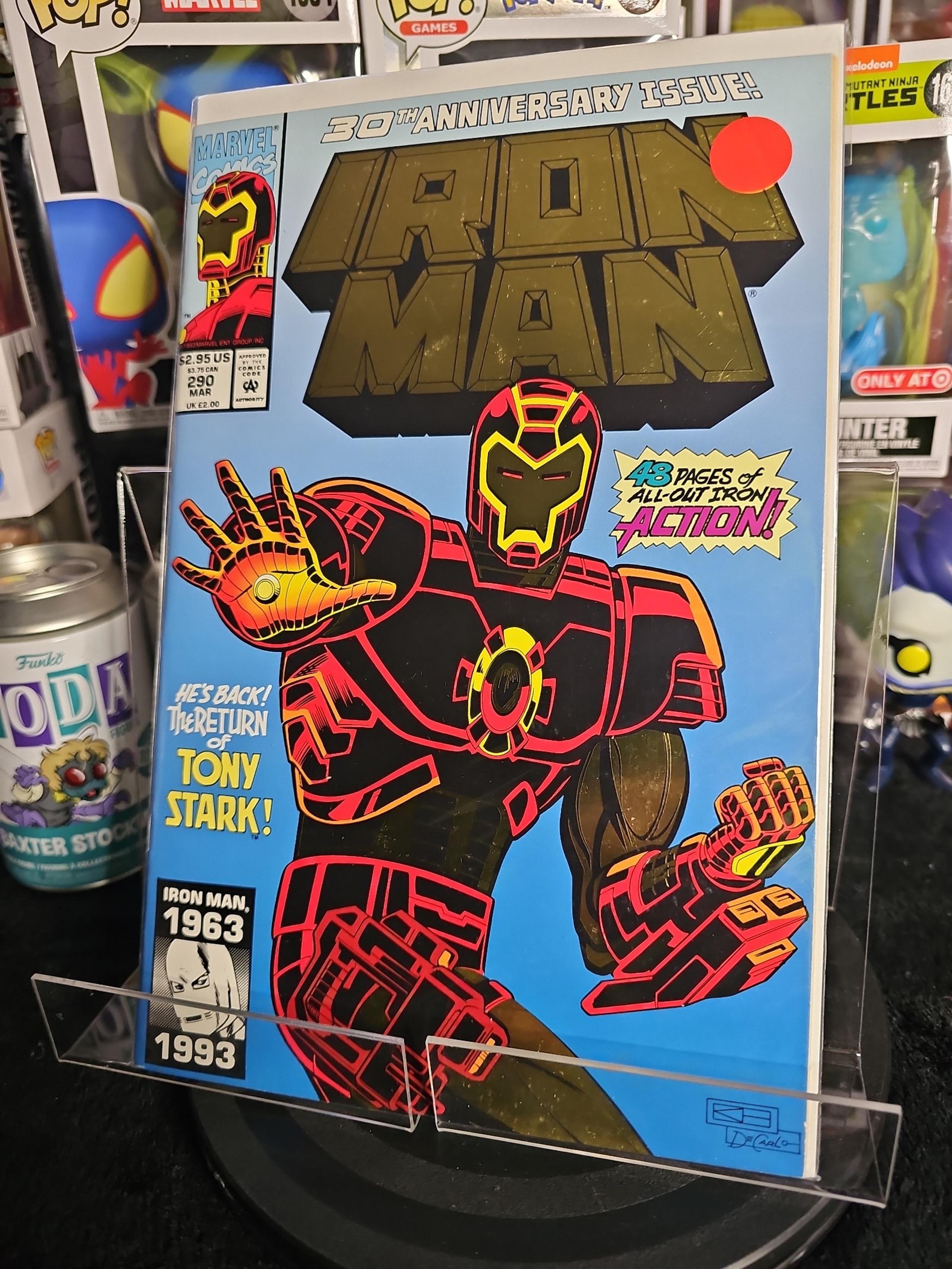 Iron Man Vol. 01 #290 MAR 1993 Marvel Vintage Comic Book