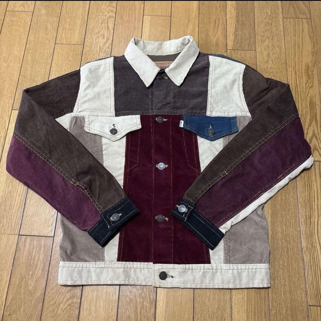 USA Made Levi's Corduroy Jacket Crazy Pattern