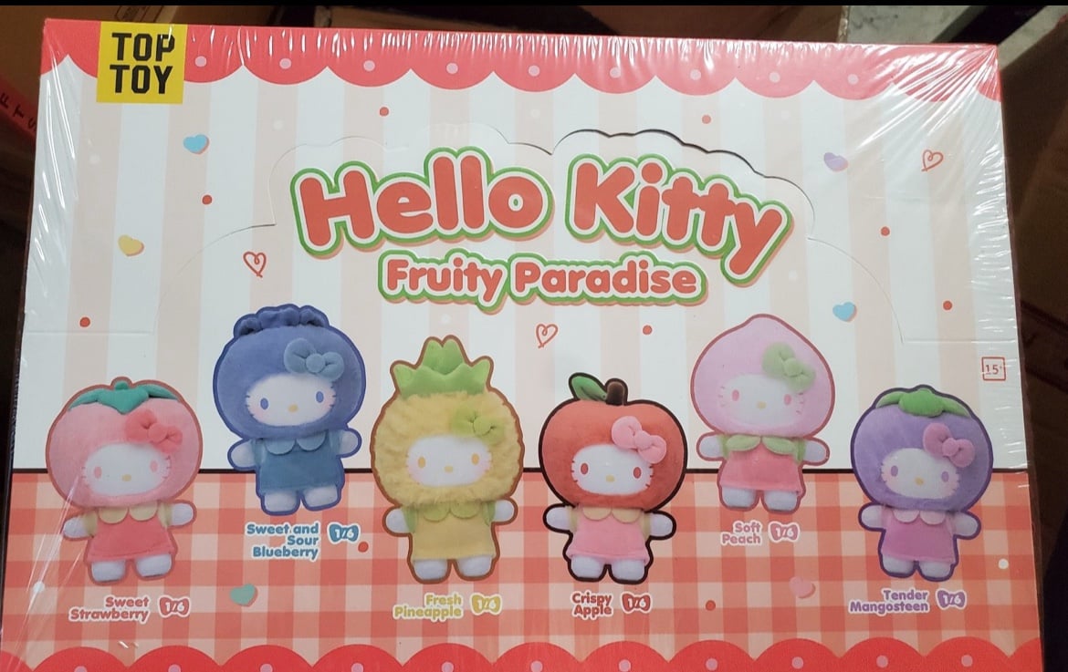Miniso Hello Kitty Top Toy Fruit Paradise Blind Box