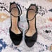 Sam Edelman Yancy Black Suede Block Heel Ankle Strap Sandal Heels 8
