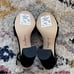 Sam Edelman Yancy Black Suede Block Heel Ankle Strap Sandal Heels 8