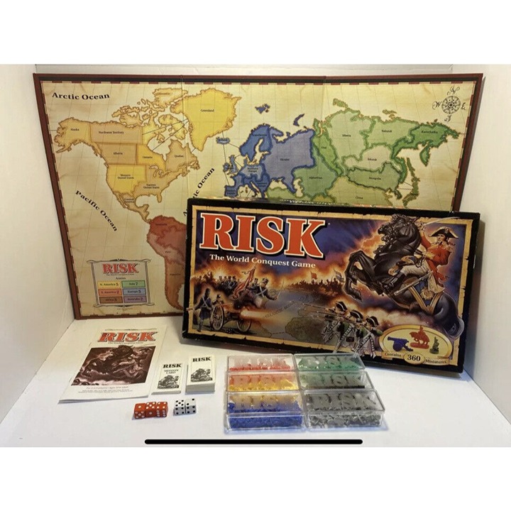 1993 RISK The World Conquest Strategy Board Game Parker Brothers COMPLETE