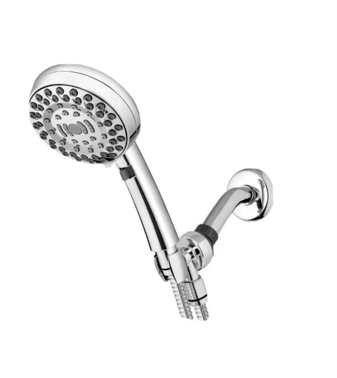 Waterpik 6-Spray 1.8 GPM 4.75 Wall Mount Adjustable Handheld Shower Head Chrome