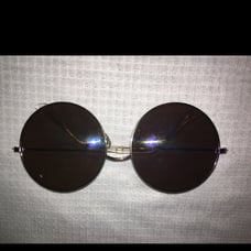 Round Glasses With Gold Trimming- Retro
