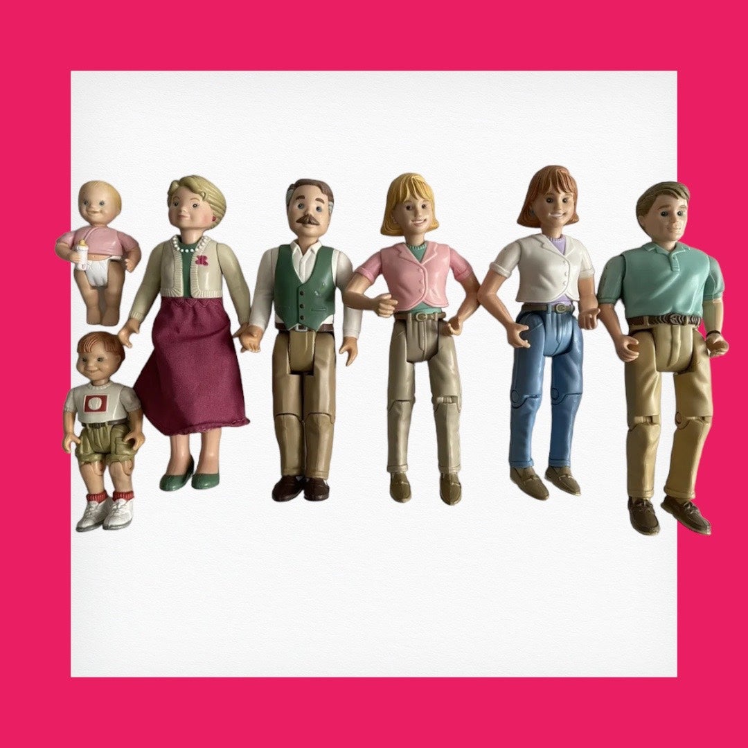 2005 06 Fisher Price Loving Family Doll Lot Baby Child Grandma Grandpa