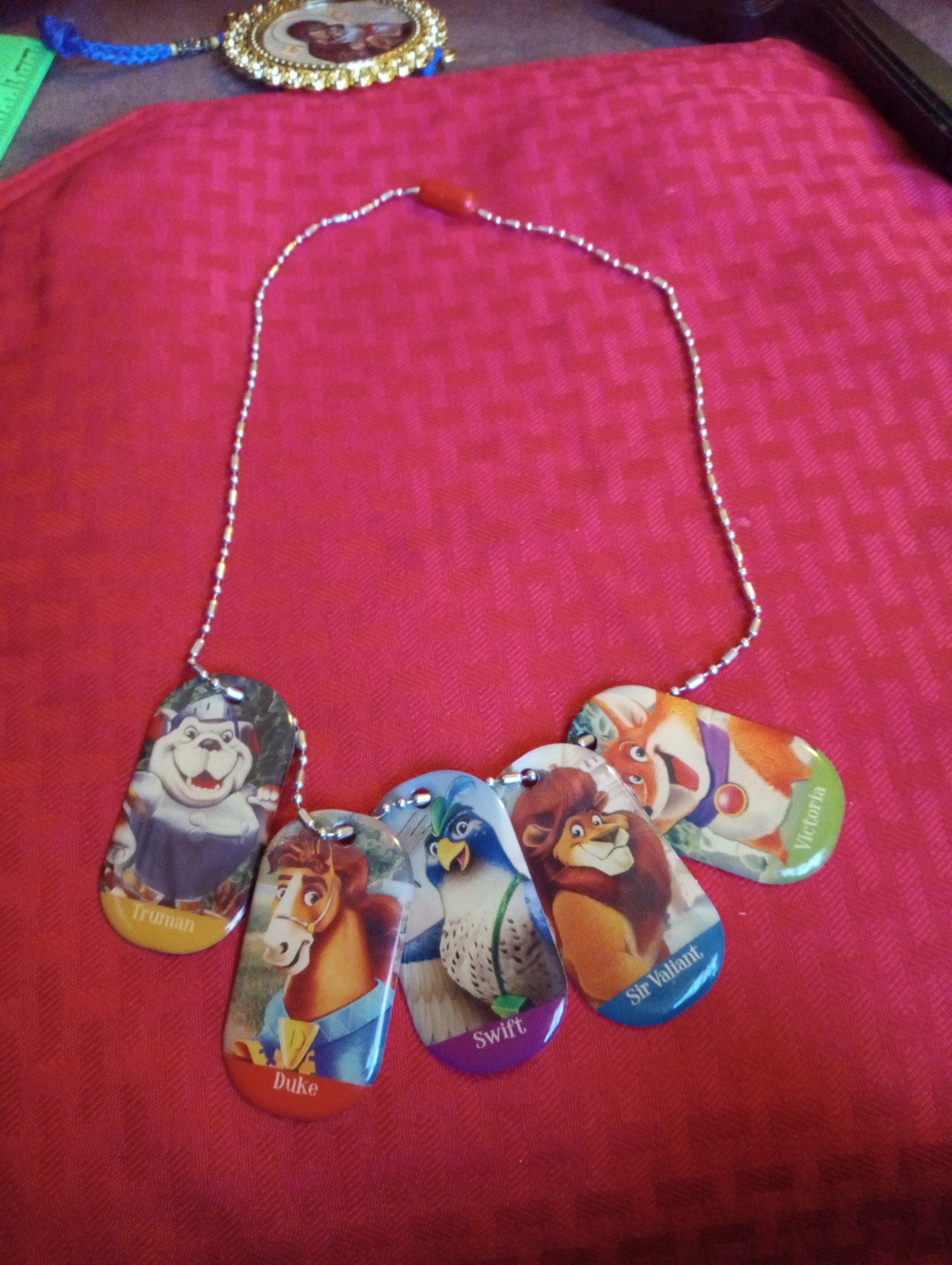 Colorful Animal Character Necklace