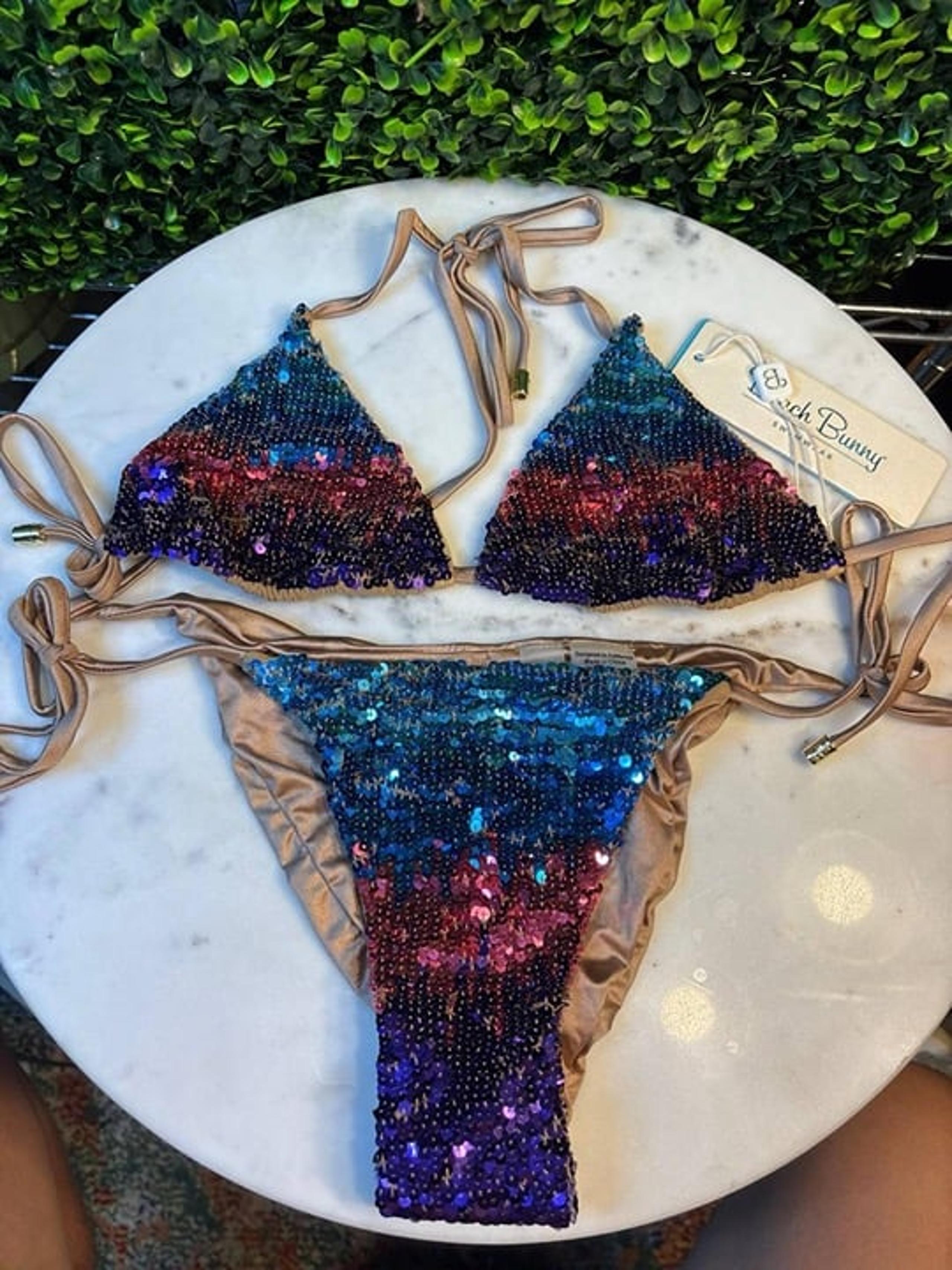 Beach Bunny Ariel Multi Ombre Bikini (Size S/M)