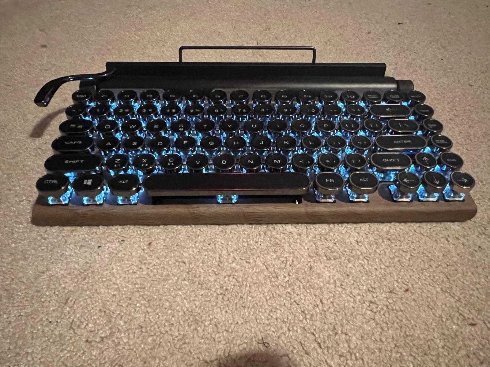 7keys Bluetooth Retro Mechanical Keyboard Typewriter