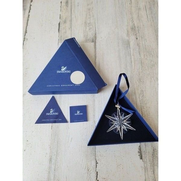 Swarovski star 2005 xmas ornament Xmas snowflake