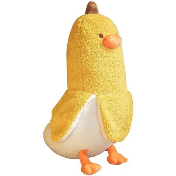 PEACH CAT Banana Duck Plush Toy Cute Plushie Hugging Plush Pillow Duck