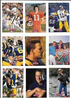 JIM EVERETT RAMS FOOTBALL PRO LINE BY MO