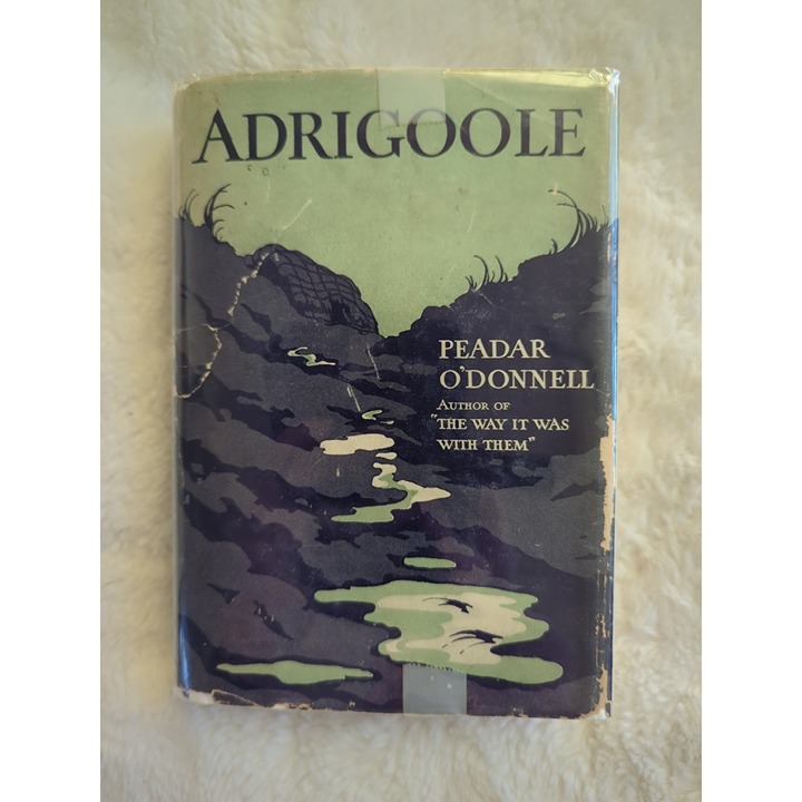 Peadar O'Donnell Adrigoole HC DJ Vtg 1929 1st American Edition 1st Printing
