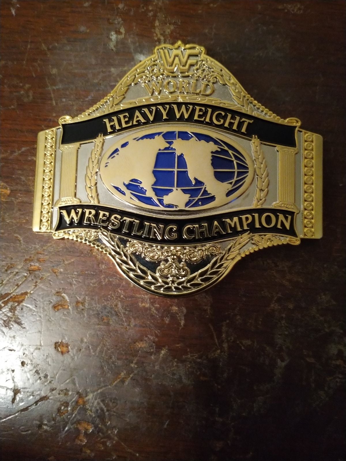 Wrestling belt coin