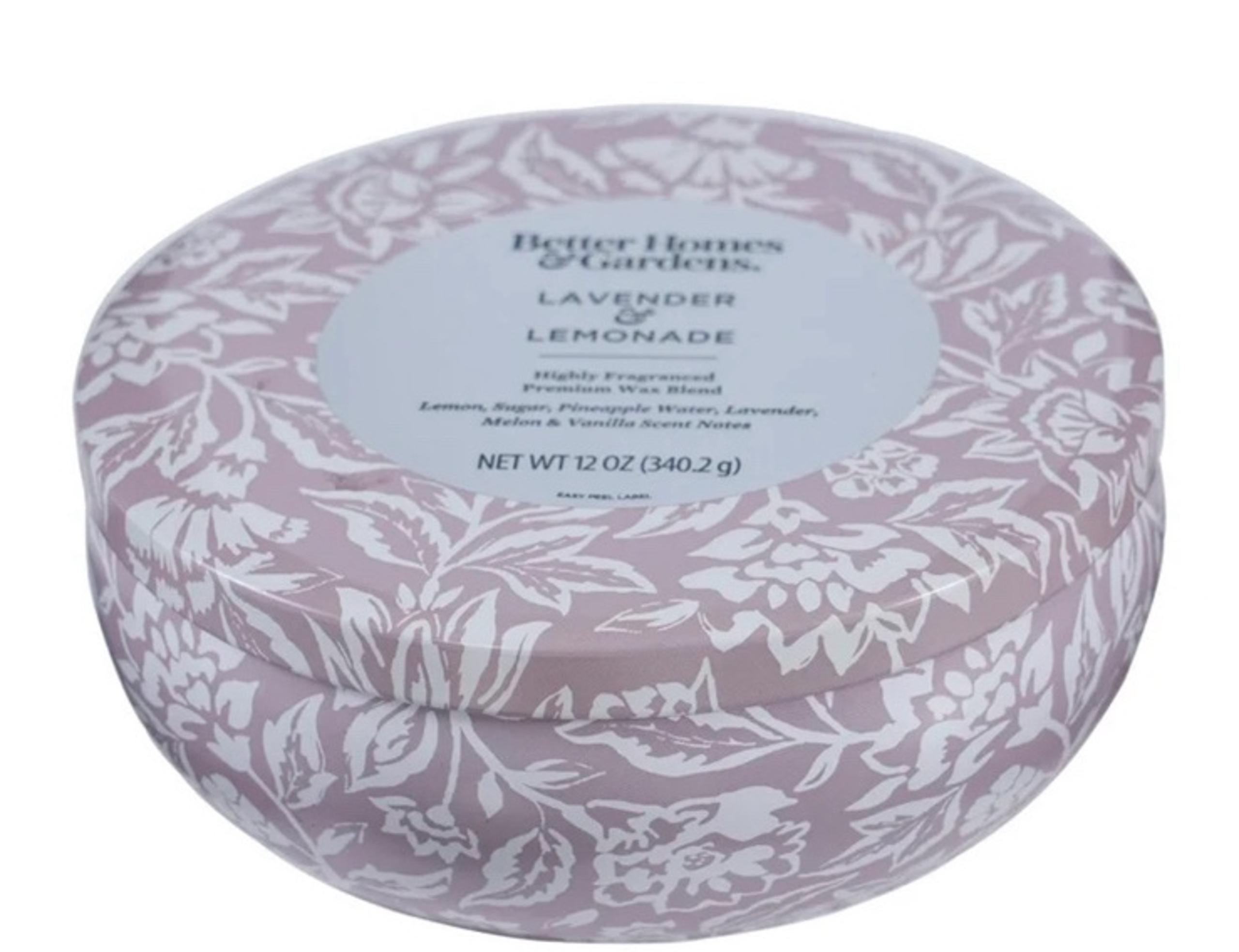 Better Homes And Gardens Lavender Lemonade 3-Wick Candle  New