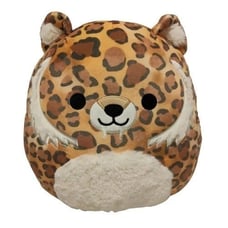 Cherie the Sabre-Toothed Tiger is a brown Squishmallow from the Prehistoric Squa