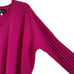 Soft by Naadam 100% Cashmere V Neck Boyfriend Pullover Size XXS Fuchsia Luxury