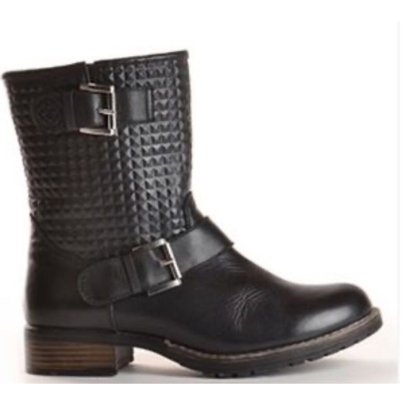 DAV moto Boots Black Women’s Size 9.5
