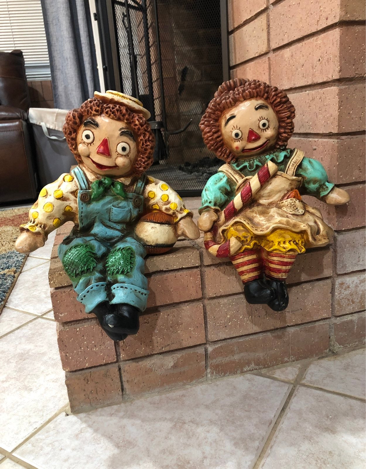 Raggedy Ann and Andy 1969 Universal Statuary Corp