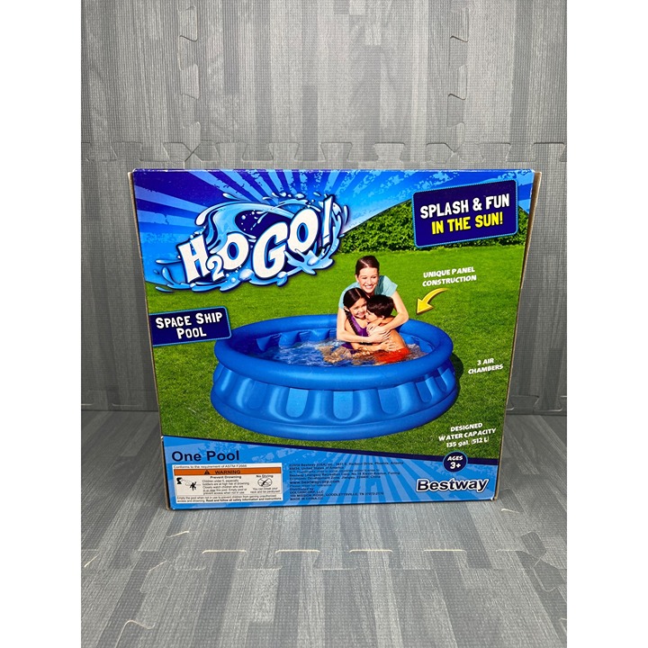 H20 Go Inflatable Spaceship Swimming Pool | 59.8in x 59.8in x 16.9in (Inflated)