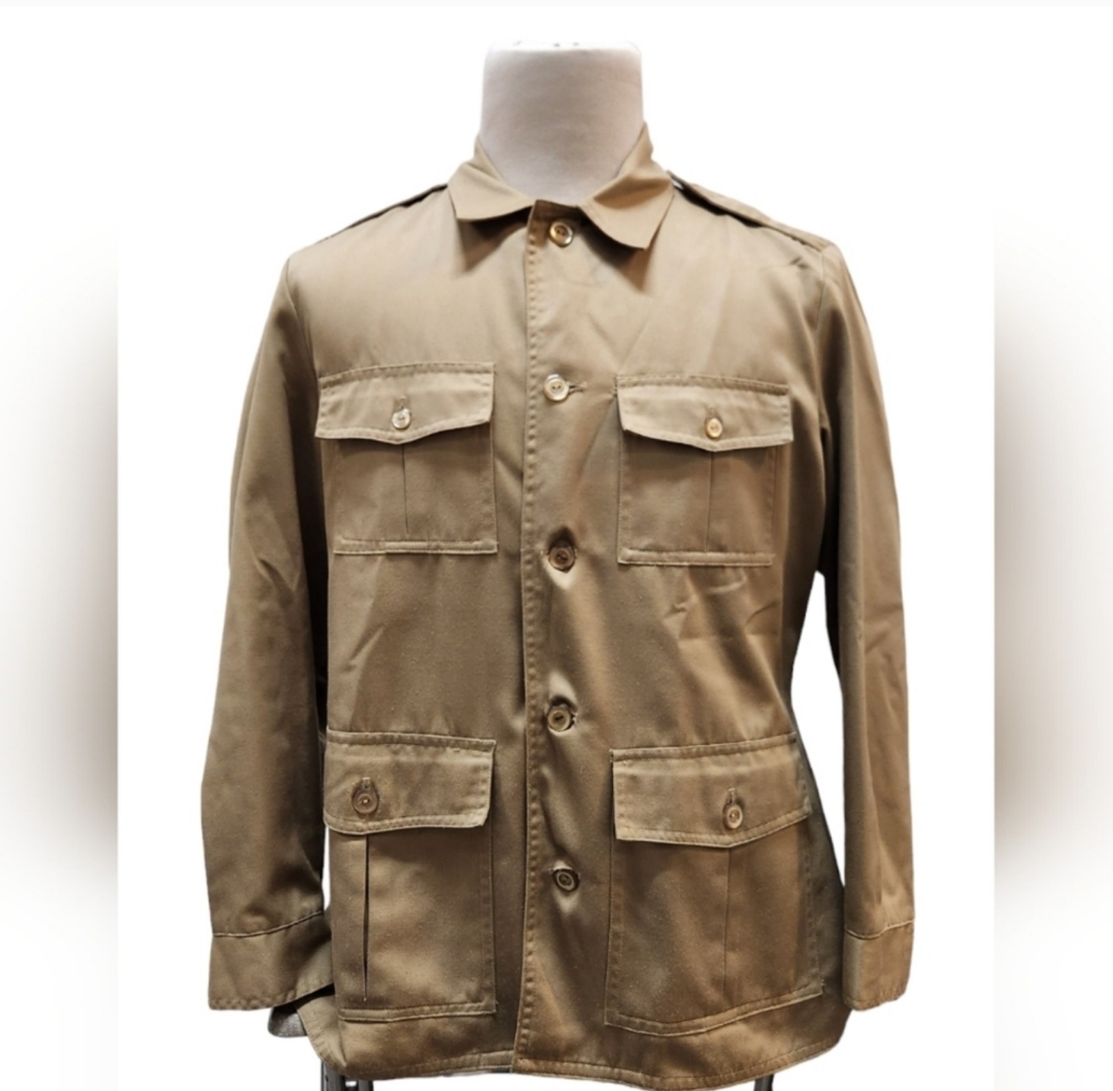 Vintage Large Canvas Military Styled Jacket