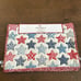 4 Storehouse Red White Blue Placemats Quilted Americana Stars Reversible New