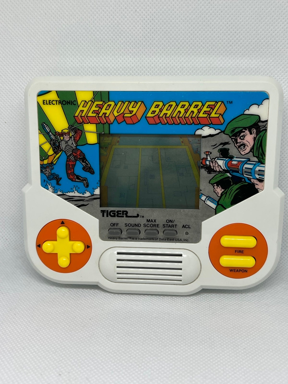 Vintage 1988 Tiger Electronics, Heavy Barrel Handheld Video Game
