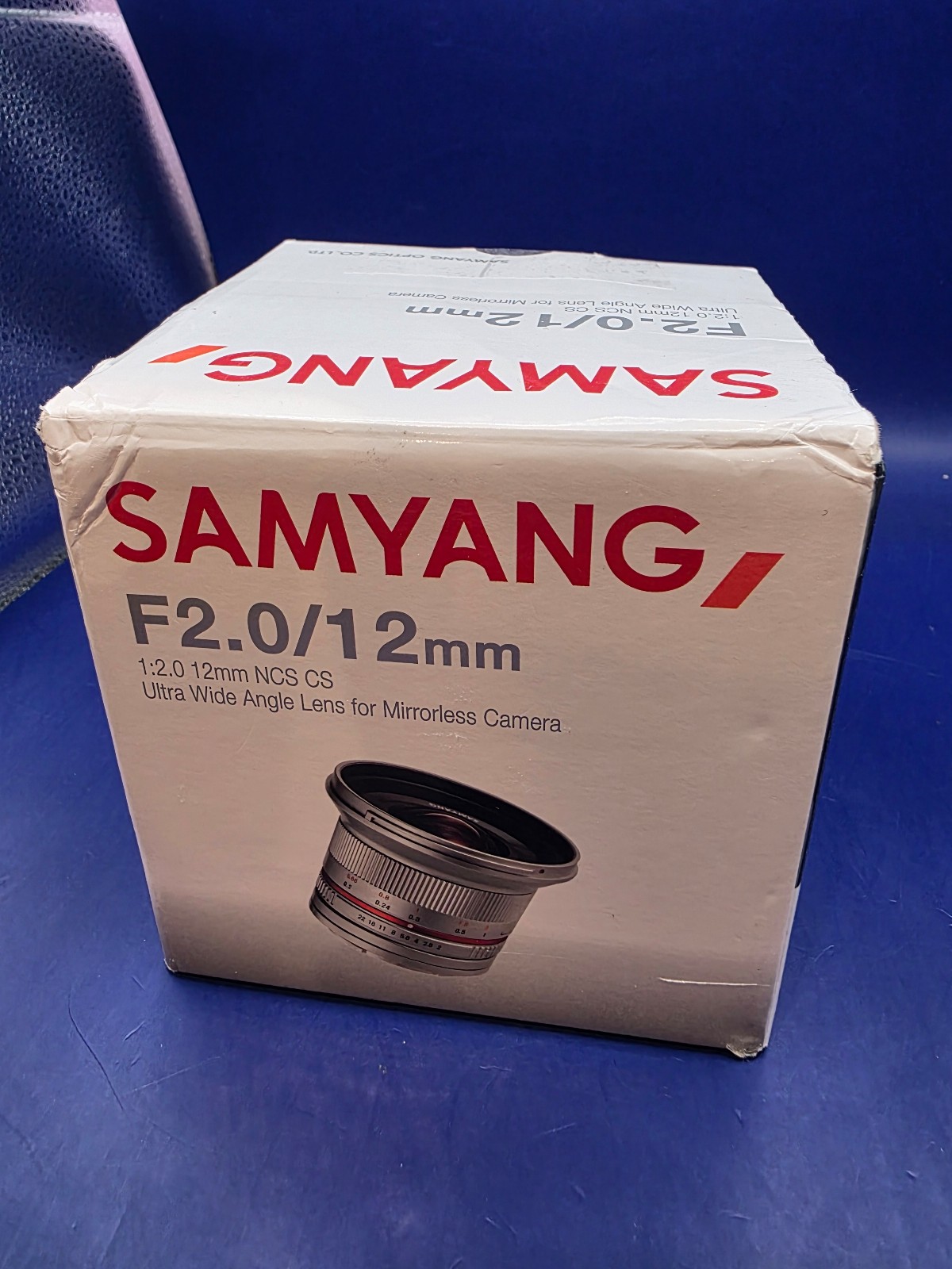 SAMYANG 12MM F2.0/12MM( hood missing)