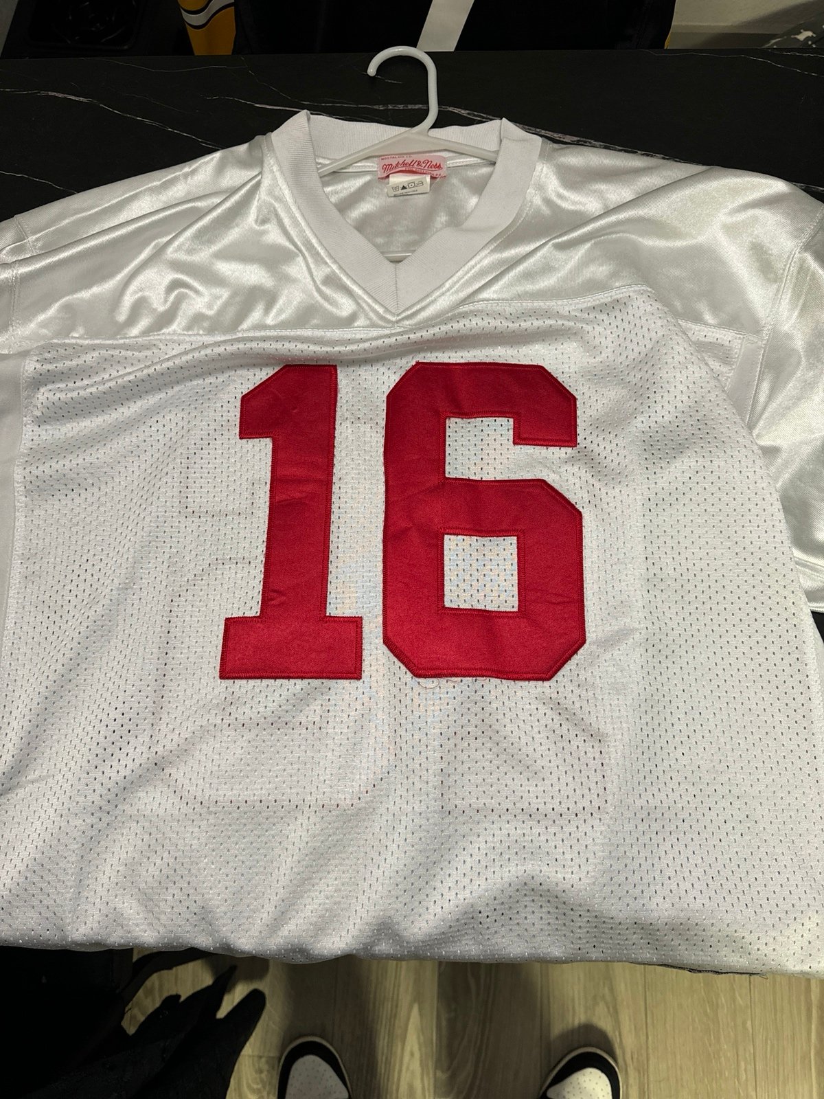 Stitched Mitchell & Ness Joe Montana Jersey