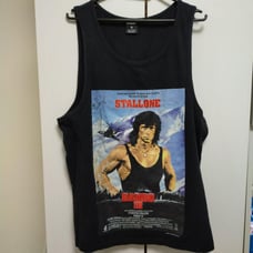 Extremely Rare Rambo III Tank Top, Sylvester Stallone's Masterpiece.