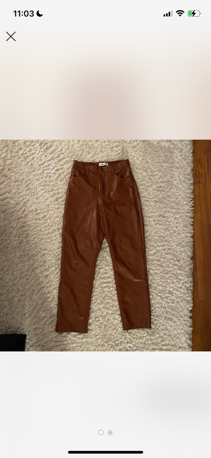 Faux leather Pants
