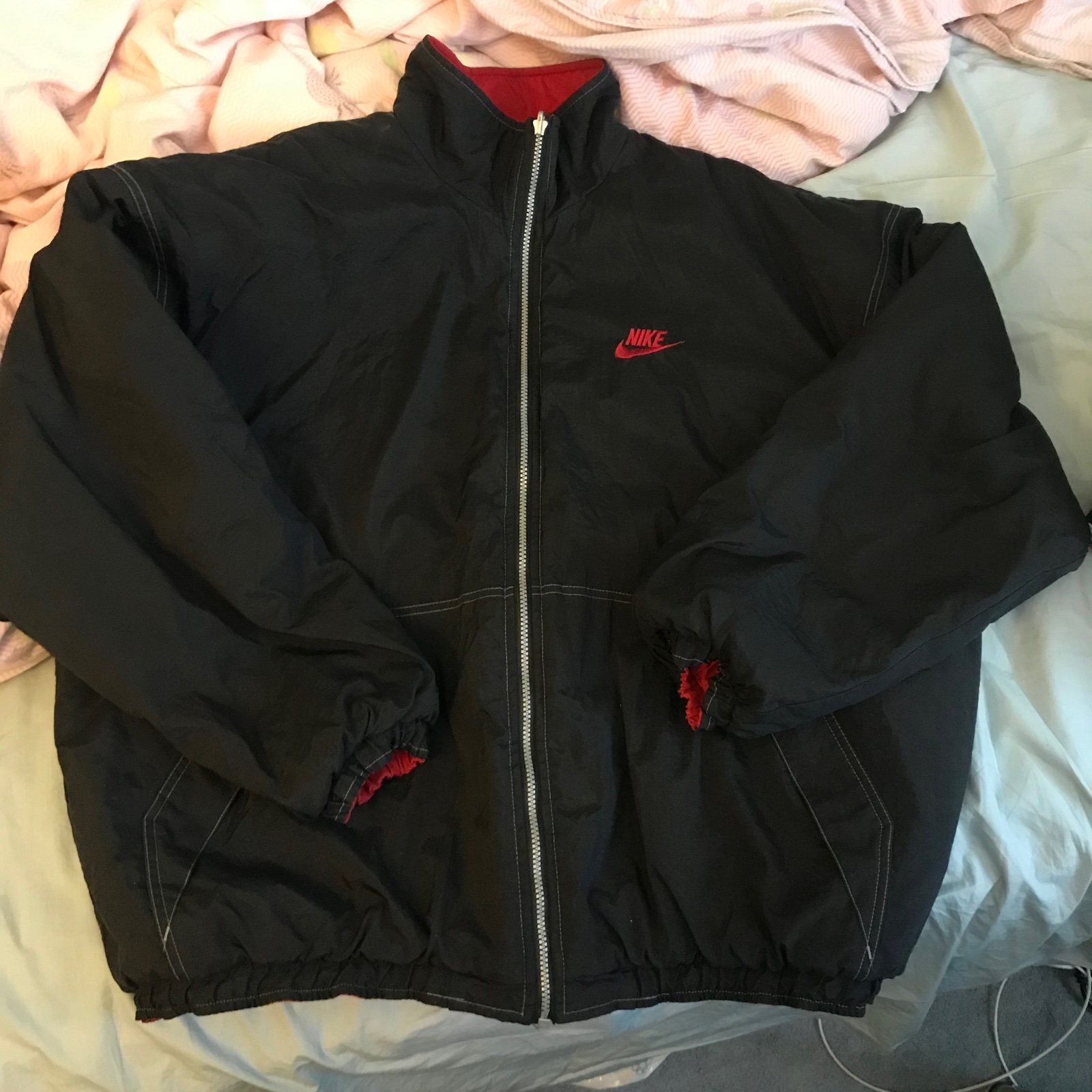 Vintage 90s Nike Reversable Puffer Jacket sz XL