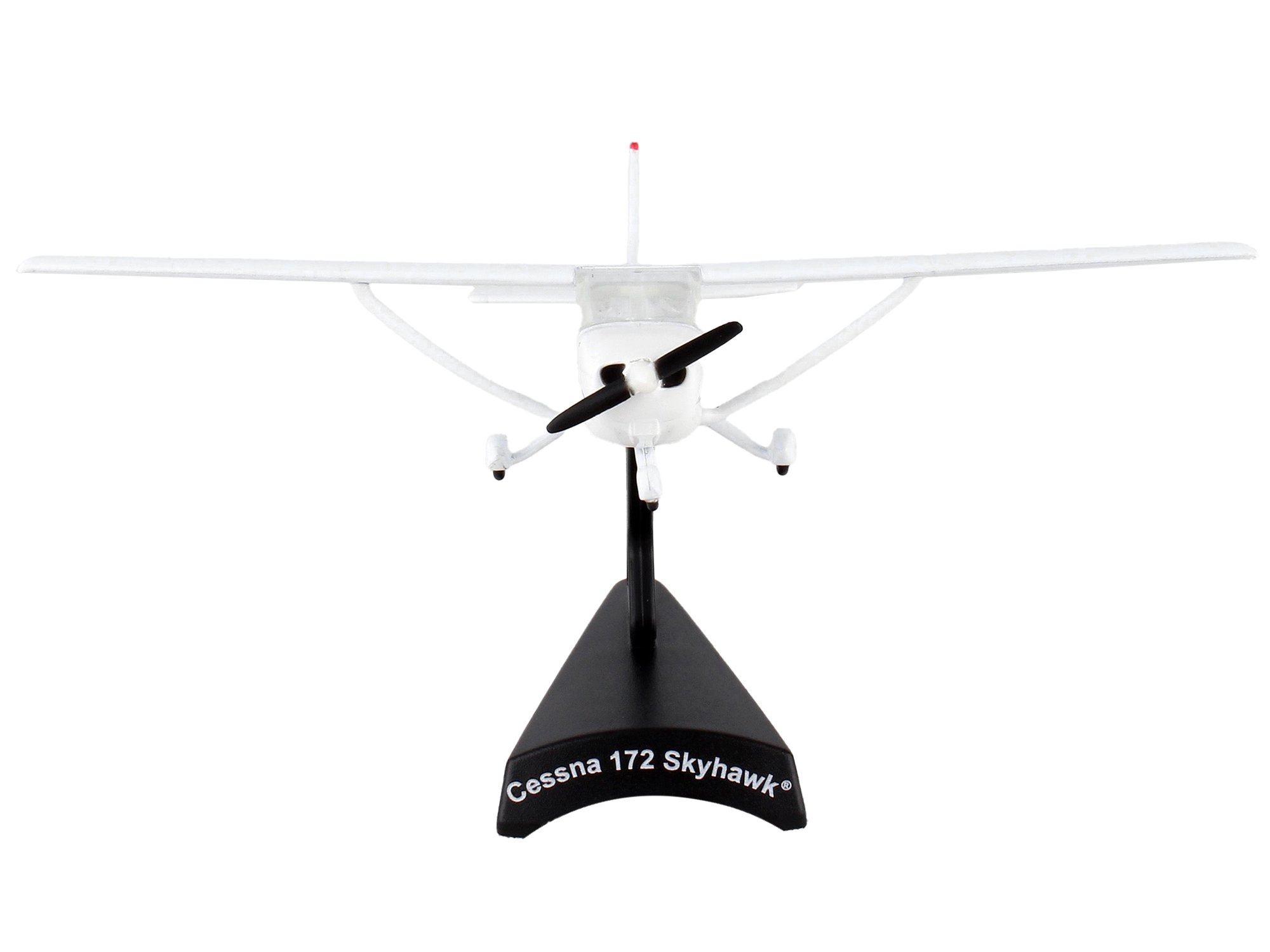 Cessna 172 Skyhawk Light Aircraft N403GF White 1/87 (HO) Diecast Model Airplan