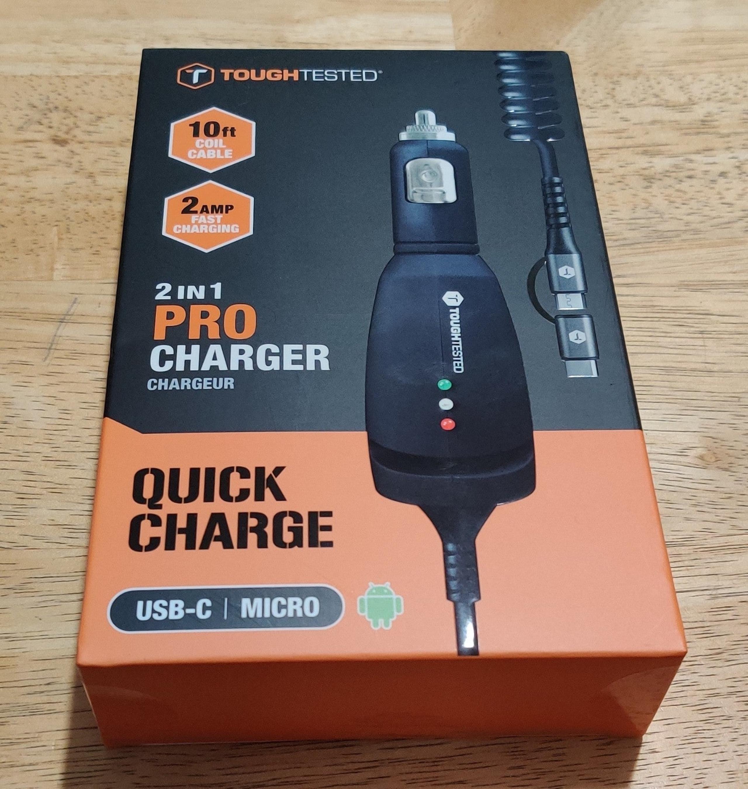 Tough Tested Pro Charger 2 in 1