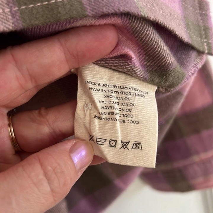 NWOT Spell Maverick Flannel shops in Pink Size XS