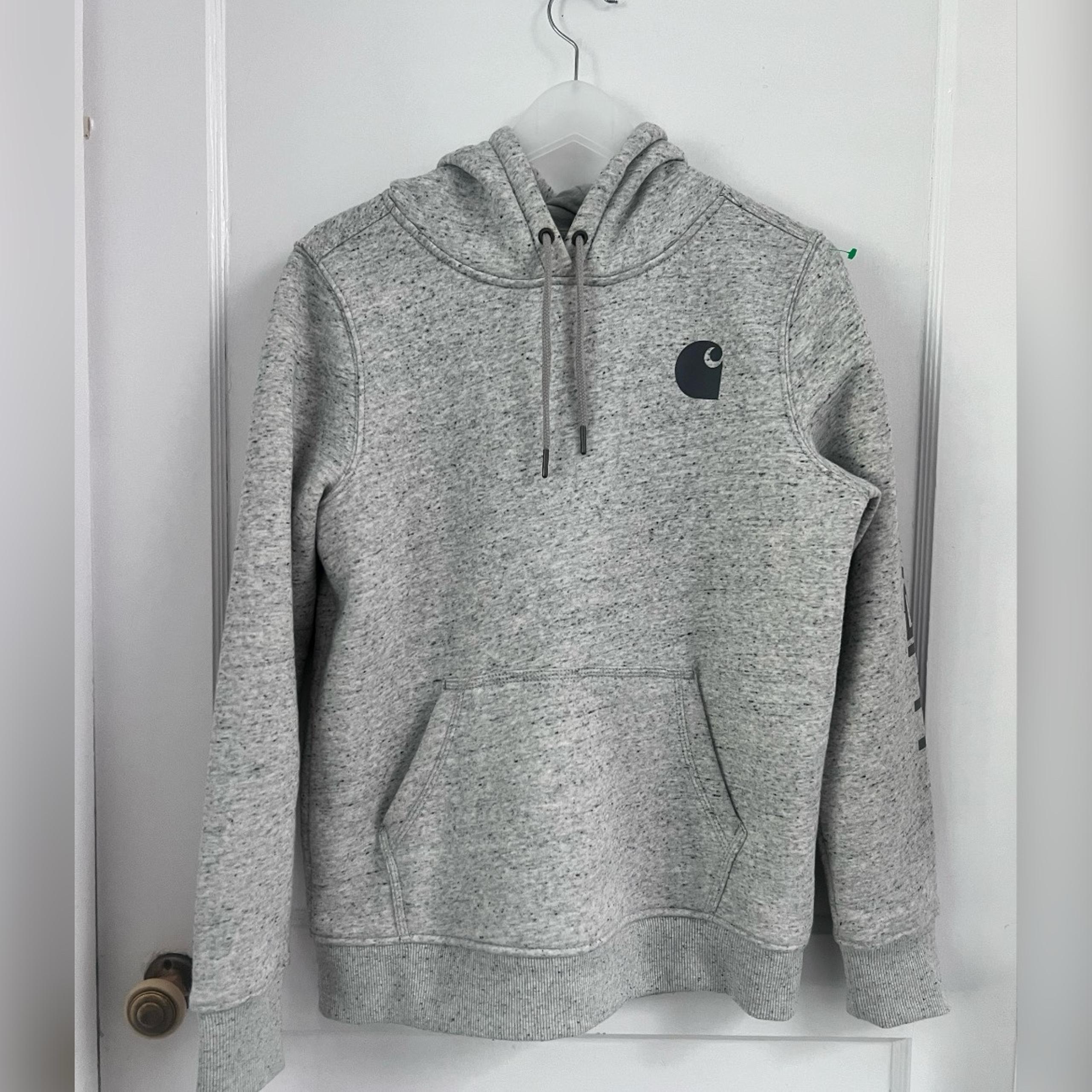 Carhartt Women's Relaxed Fit Midweight Logo Sleeve Graphic Sweatshirt Size S