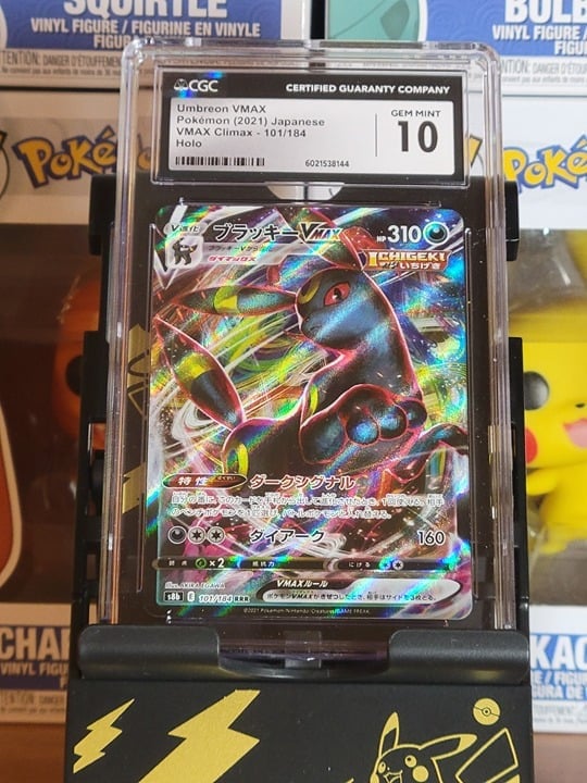 Umbreon VMAX, VMAX Climax - 101/184 Holo, CGC Gem Mint 10