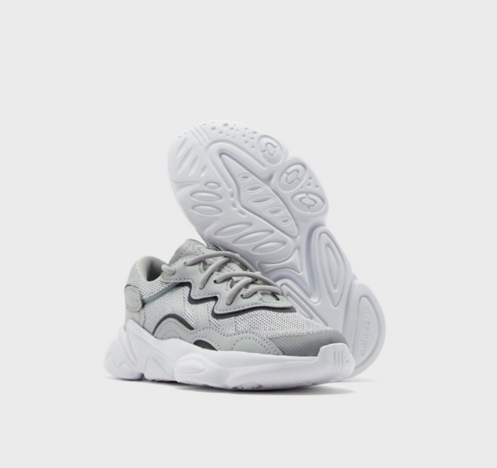 Toddler Adidas Ozweego Grey Two