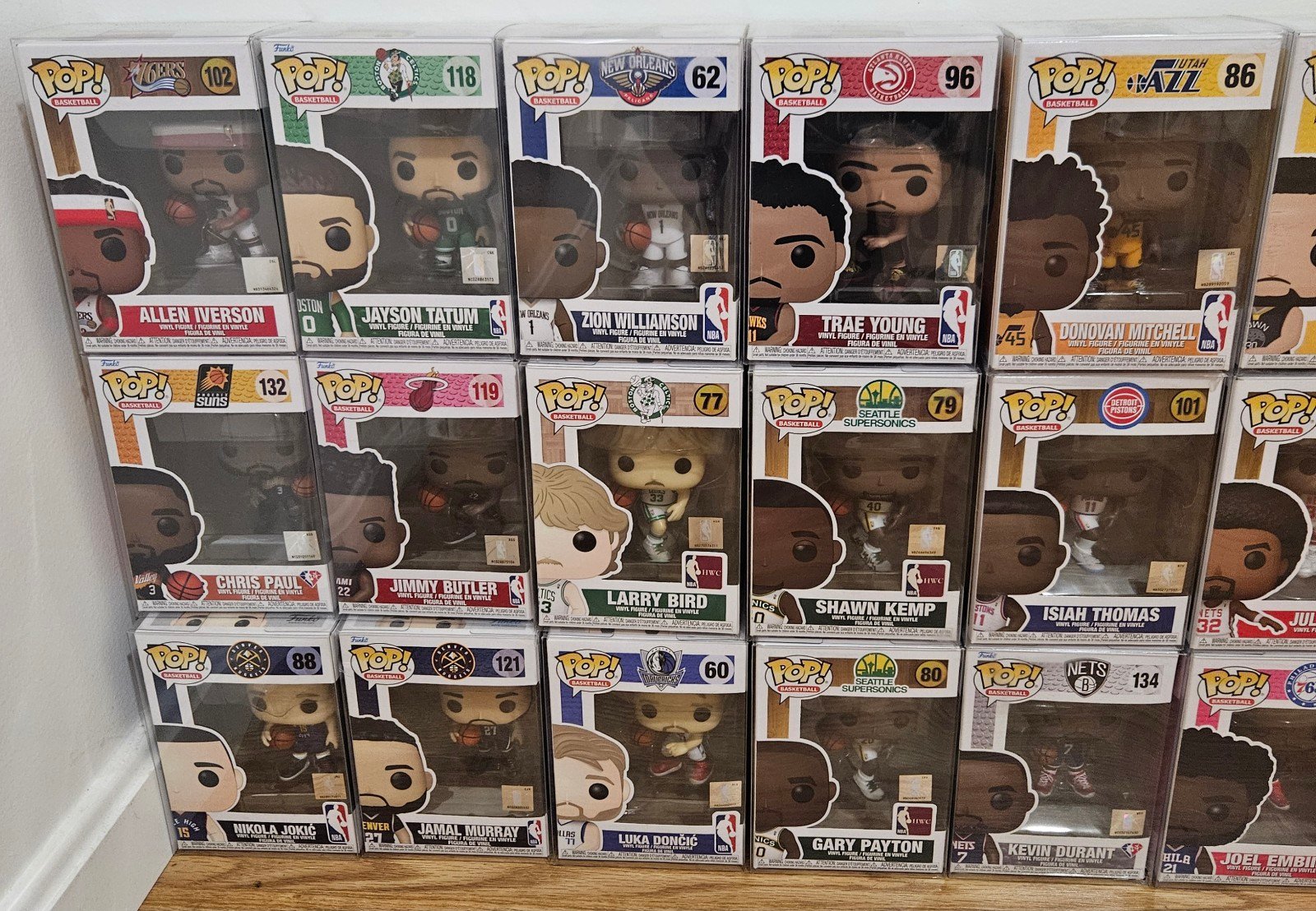 50 NBA Funko Pops