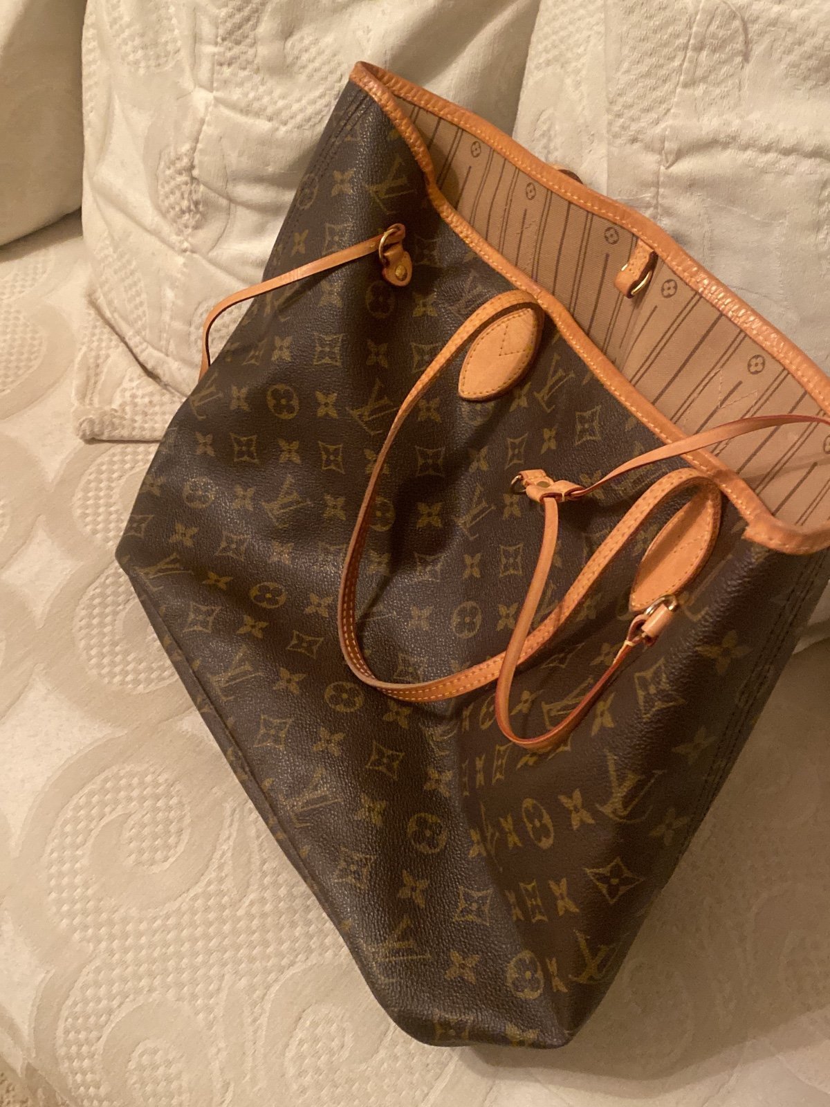 Louis Vuitton All In Monogram MM Canvas Tote Bag