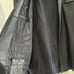 Men's Black Leather Flight Bomber Jacket Coat