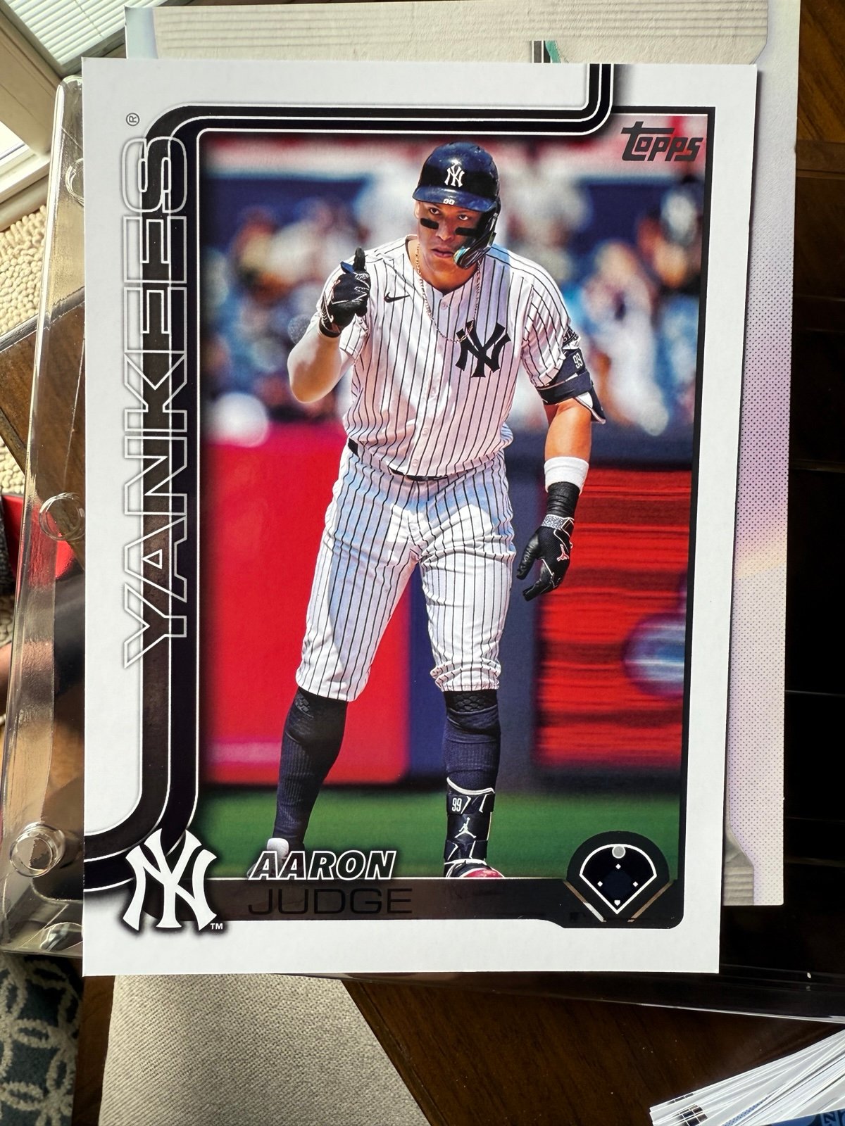 2025 Topps Series 1 Aaron Judge Oversized Super Box Exclusive #300 NY Yankees