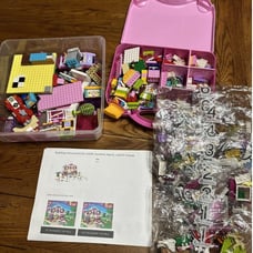 LEGO FRIENDS: Sunshine Ranch (41039) - 1,2,3,4,6 Nib Downtown Bakery, Emma's Car